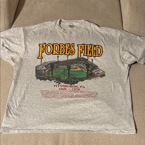 Pittsburgh Gray Forbes Field Graphic T-Shirt